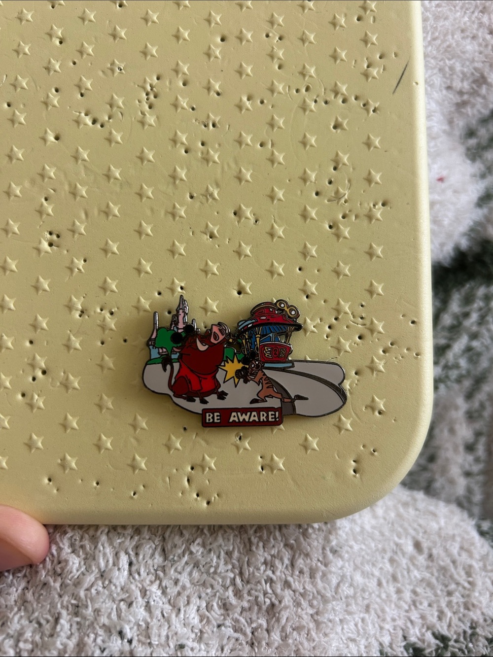 Wild about safety Disney pin